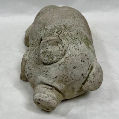Concrete Pig Garden Art Statue