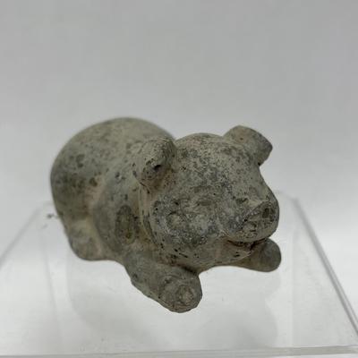 Small Concrete Piglet Garden Art Statue