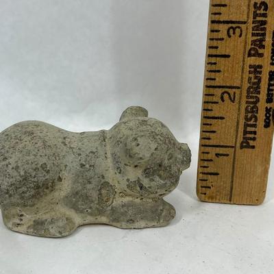 Small Concrete Piglet Garden Art Statue