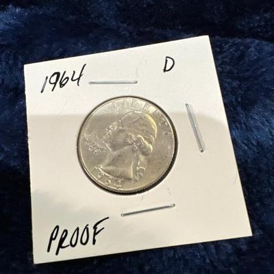 1964 D GEORGE WASHINGTON PROOF