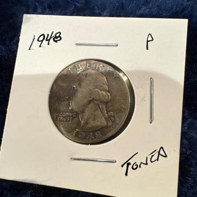 1948 P George Washington toned