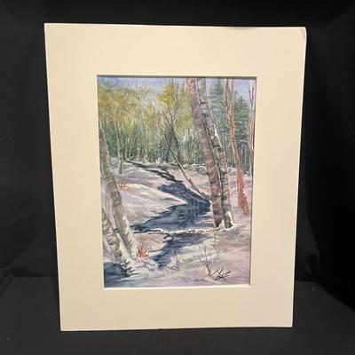Three Signed Watercolor Paintings (LR-MG)