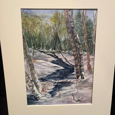 Three Signed Watercolor Paintings (LR-MG)