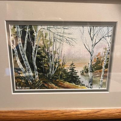 Three Signed Watercolor Paintings (LR-MG)
