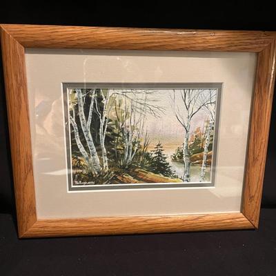 Three Signed Watercolor Paintings (LR-MG)