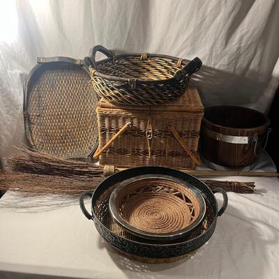 Collection of Woven Baskets and More (LR-MG)
