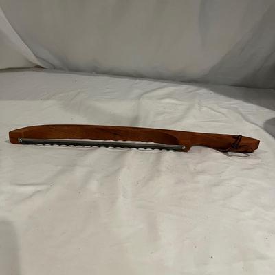 Hand Turned Mahogany Bowl & More Wooden Items (K -MG)