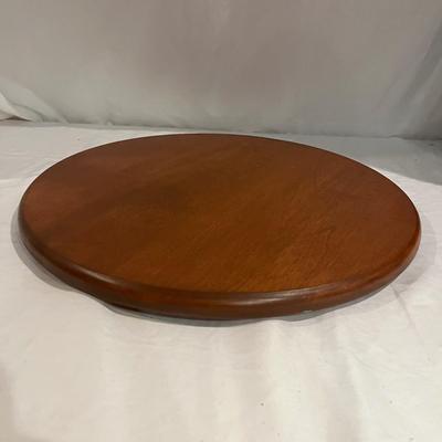 Hand Turned Mahogany Bowl & More Wooden Items (K -MG)
