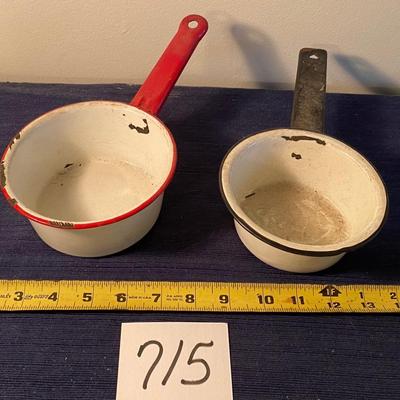 Vintage Small Emanuel Ware Pans