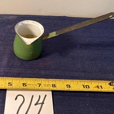 Vintage Green Emanuel Ware Butter Ladle
