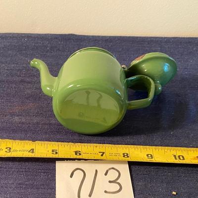Vintage Green Single Emanuel Ware Teapot