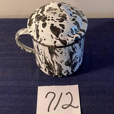 Emanuel Splatter Mug with Lid