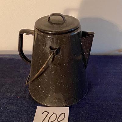 Vintage Speckled Emanuel Ware Coffee Pot
