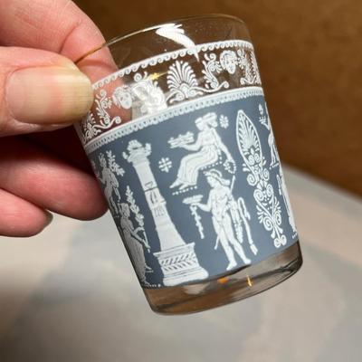 Greek style Jasperware Shot glasses