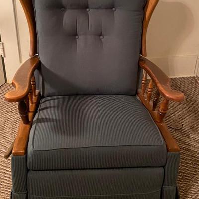 Vintage Blue Rocker Recliner