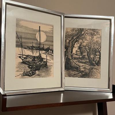 Pencil Signed Etchings (GB2-RG)
