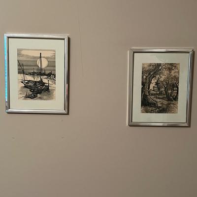 Pencil Signed Etchings (GB2-RG)