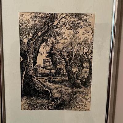 Pencil Signed Etchings (GB2-RG)