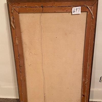 Vintage Art Work with Nice Frame