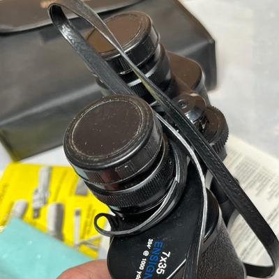 2 sets of binoculars