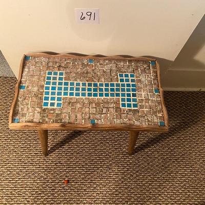 Vintage Tiled end Table