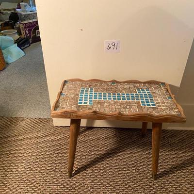 Vintage Tiled end Table