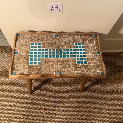 Vintage Tiled end Table