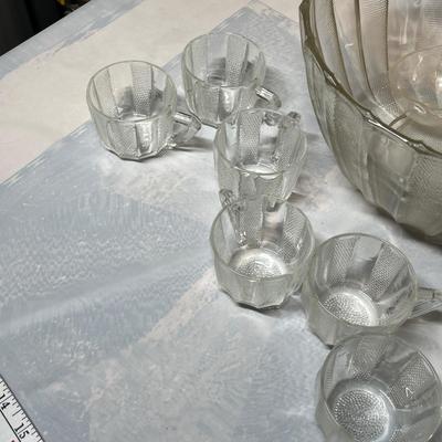 Dewdrop Punch bowl set