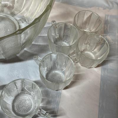 Dewdrop Punch bowl set