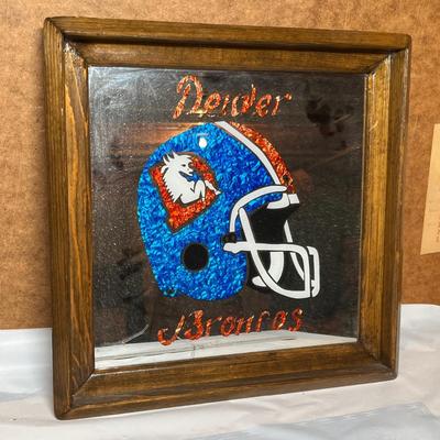 Vintage Broncos Mirror