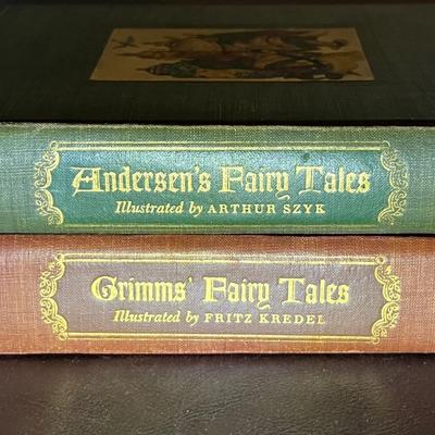 Gatco Brass Unicorn Bookends Plus Fairy Tales/ Fables (D-RG)