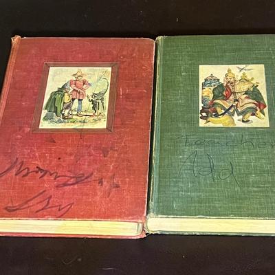Gatco Brass Unicorn Bookends Plus Fairy Tales/ Fables (D-RG)