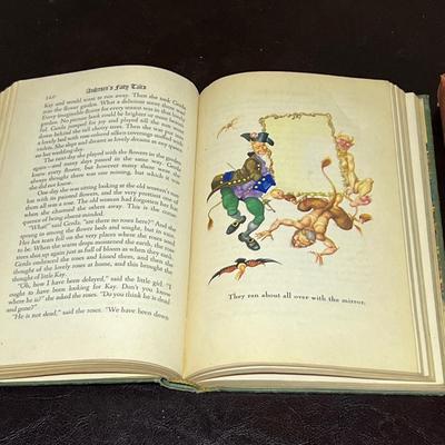 Gatco Brass Unicorn Bookends Plus Fairy Tales/ Fables (D-RG)