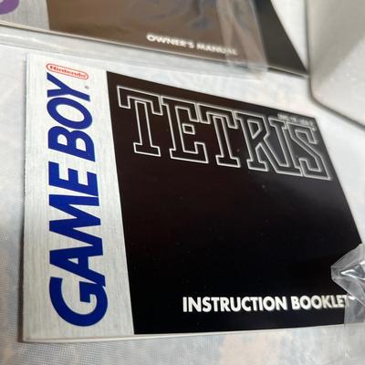 Game boy box & manuals