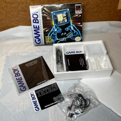 Game boy box & manuals