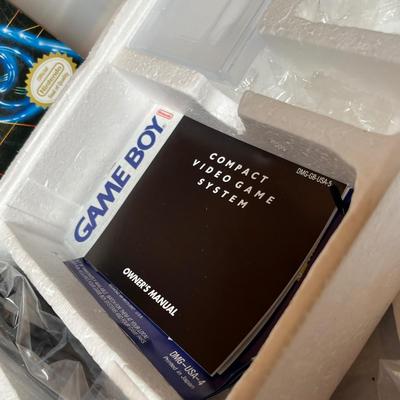 Game boy box & manuals