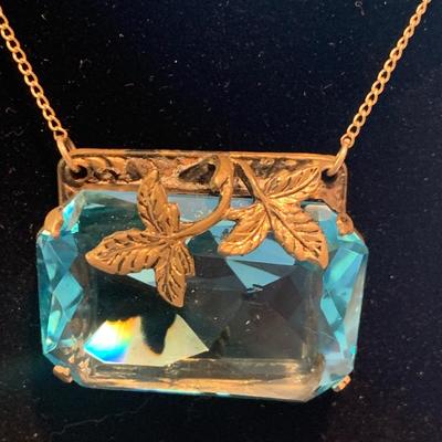 Necklace with Large Stone