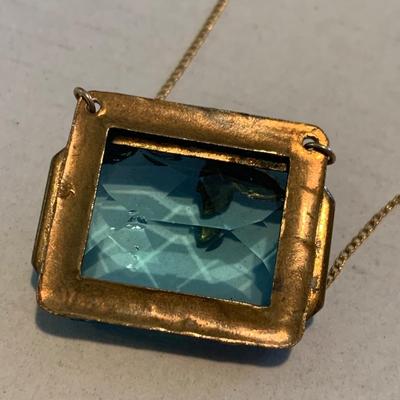 Necklace with Large Stone