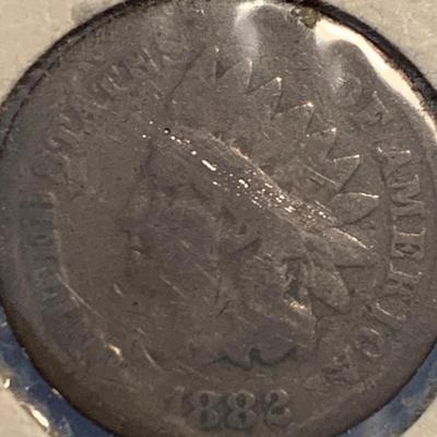 1878-S Silver Dollar / $2 Bill / Indian Head Pennies