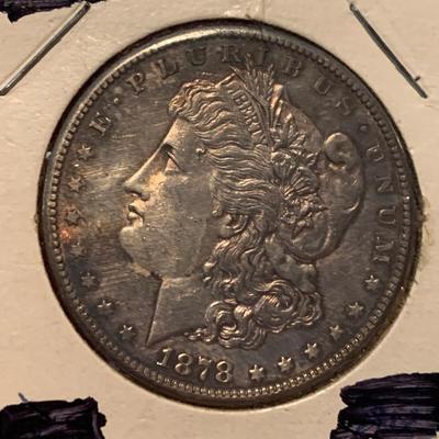 1878-S Silver Dollar / $2 Bill / Indian Head Pennies
