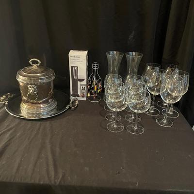 Brookstone Wine Opener, Wine Glasses & More (K-MG)