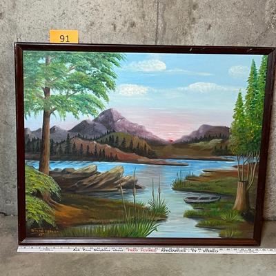 Mountain River scene