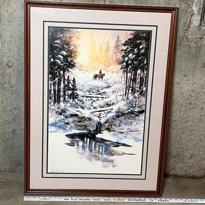 Large western print