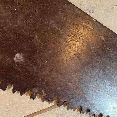 Vintage 2 man saw