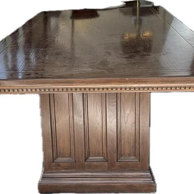 Lot# 014 Alex Stewart Design from Chatsworth CA Vintage Wooden Executive Conference Table