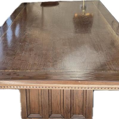 Lot# 014 Alex Stewart Design from Chatsworth CA Vintage Wooden Executive Conference Table