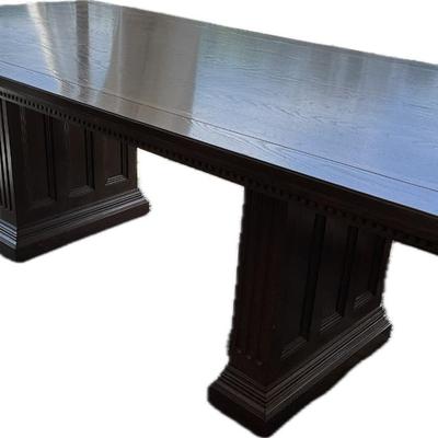 Lot# 014 Alex Stewart Design from Chatsworth CA Vintage Wooden Executive Conference Table
