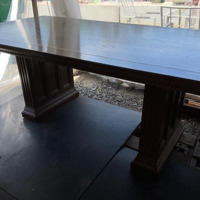 Lot# 014 Alex Stewart Design from Chatsworth CA Vintage Wooden Executive Conference Table