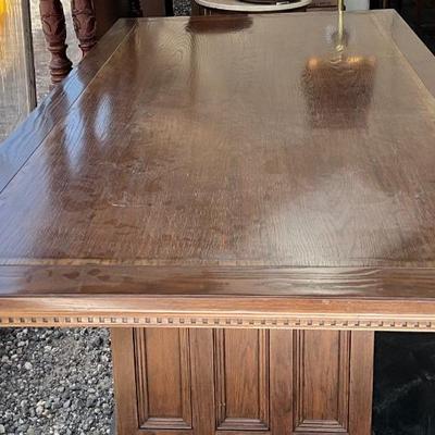 Lot# 014 Alex Stewart Design from Chatsworth CA Vintage Wooden Executive Conference Table