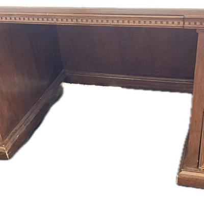 Lot# 015 Alex Stewart Design from Chatsworth CA Vintage Wooden Executive Desk